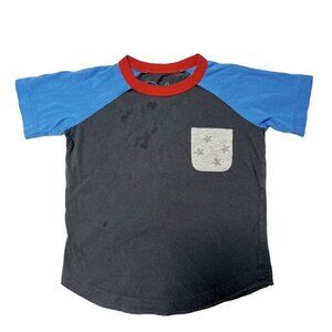 Peek Raglan Patriotic Tee Size 4/5